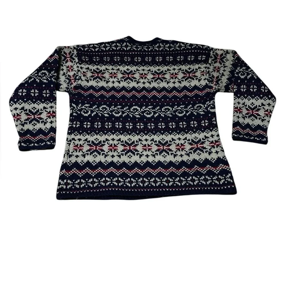 Vintage Abercrombie & Fitch Wool Fair Isle Nordic Sweater Men’s M